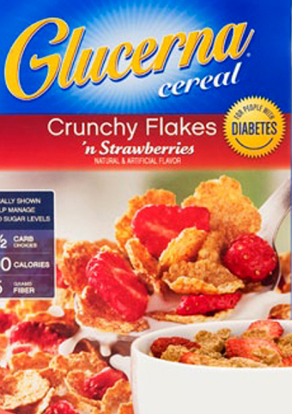 A box Glucerna cereal which contains sucromalt as an ingredient