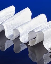 Unrolled cotton gauze 